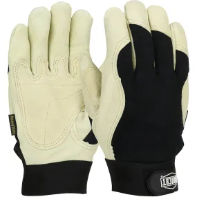 West Chester 86355/M Heavy Duty Top Grain Pigskin Leather Reinforced Palm Glove with Fabric Back and 3M Thinsulate Lining