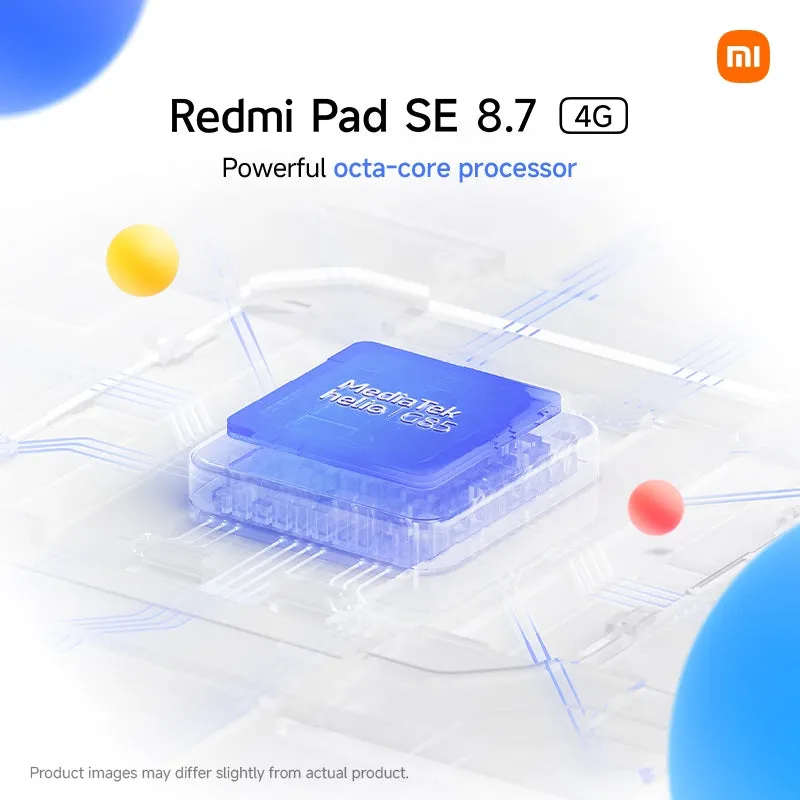 Xiaomi Redmi Pad SE 8.7" Tablet WiFi / 4G | 6GB RAM   128GB ROM | MediaTek Helio G85 | 8MP Camera | 6650mAh Battery