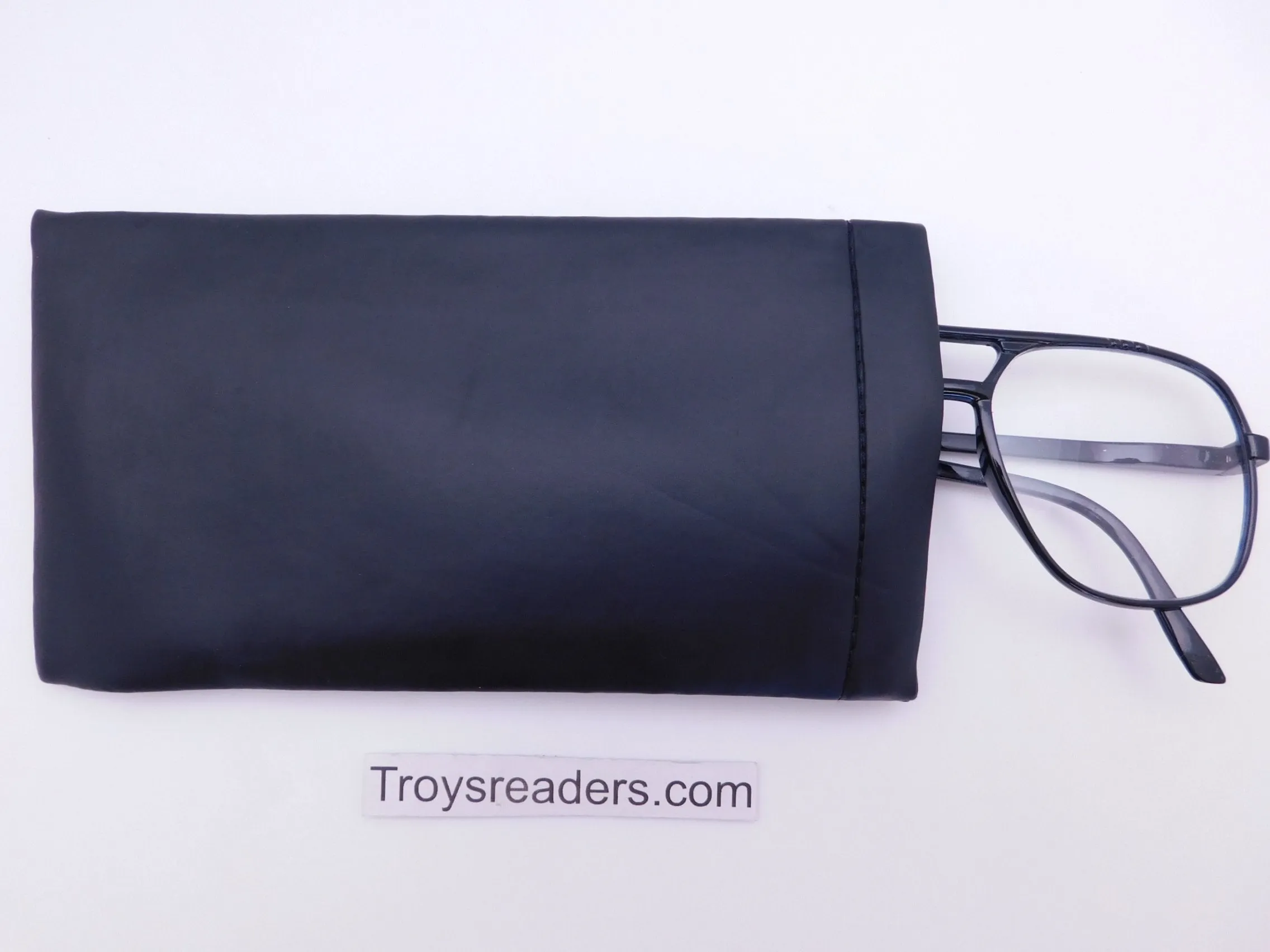 XL Black Faux Leather Squeeze Top Case