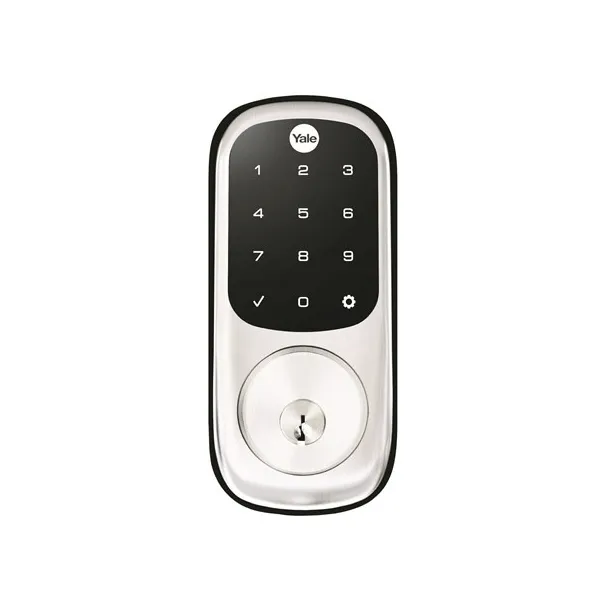 Yale Assure Keyed Electronic Digital Deadbolt Satin Chrome with Home Module