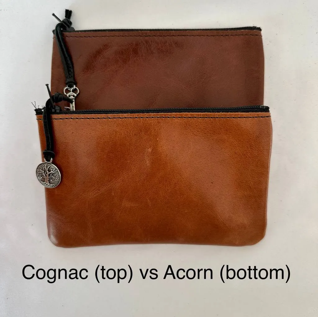 Zipper Pouch, Acorn